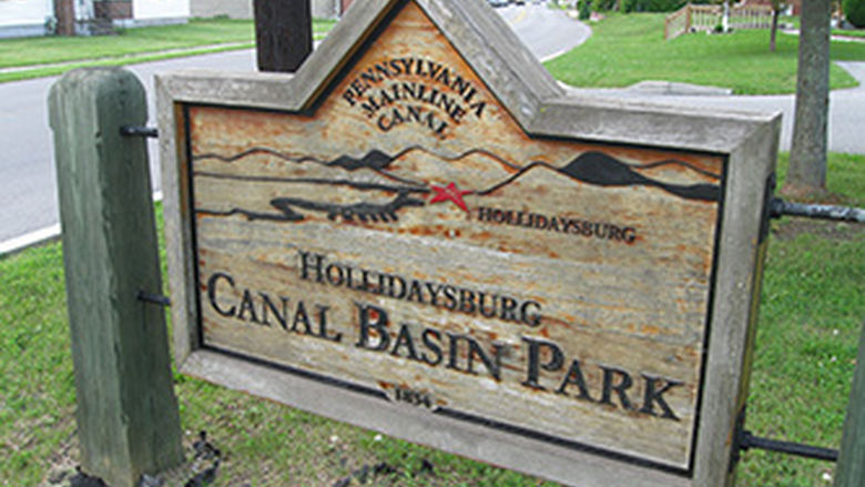 Canal Basin Park Sign