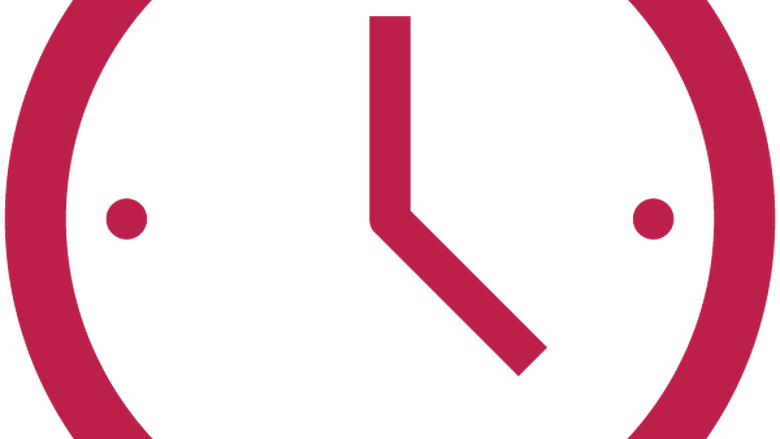 an icon representing a clock