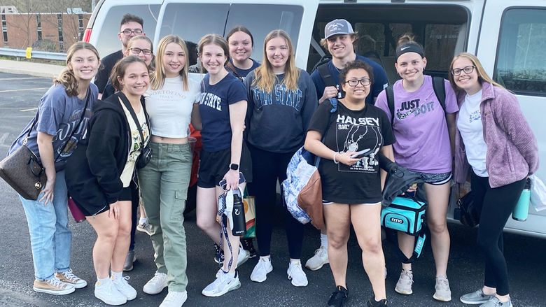 Twelve students, accompanied by Nathan Kruis, assistant professor of criminal justice, made the trip to Hershey, Pennsylvania, for the training.