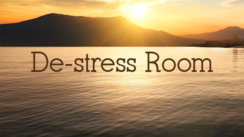 De-Stress Room Banner