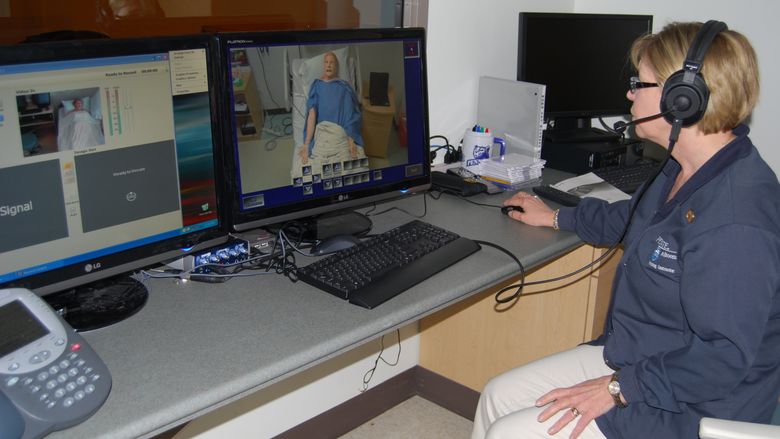 Nursing Faculty Observation Room, Aaron Building