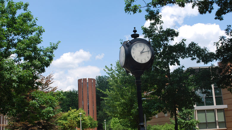 Summer at Penn State ALtoona - Clock and Chapel