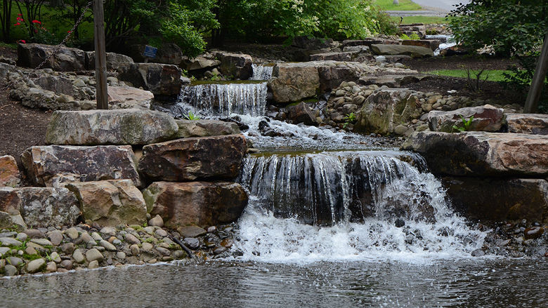 Campus Waterfall