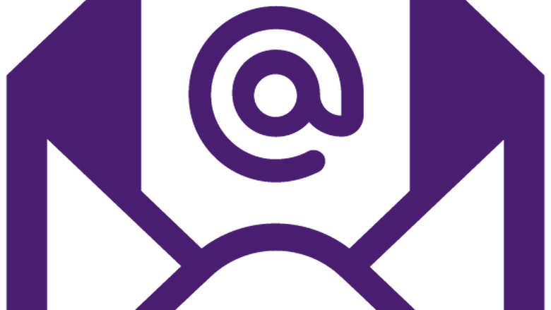 an icon representing an email