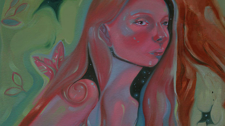 Artwork by Taylor Pate featuring a closeup of a woman.
