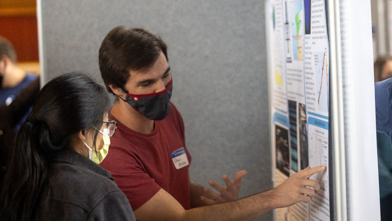 Ethan Ritchey, an undergraduate majoring in physics