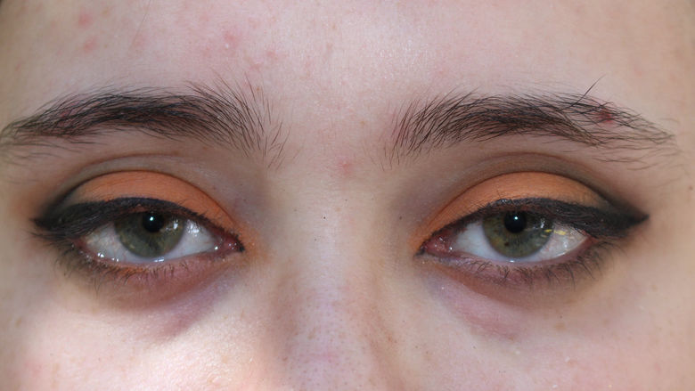 A closeup photo of eyes. Artwork My Eyes by Angel Ash