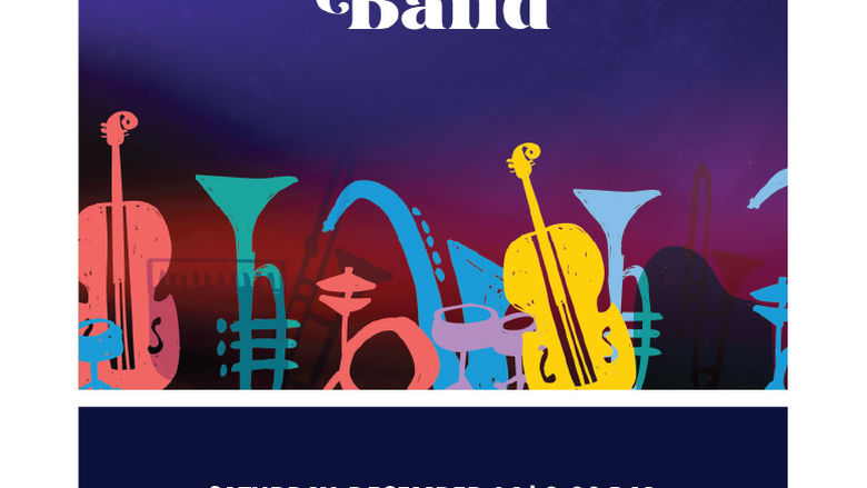 Program cover for Penn State Altoona's University Jazz Band Fall 2024 Performance