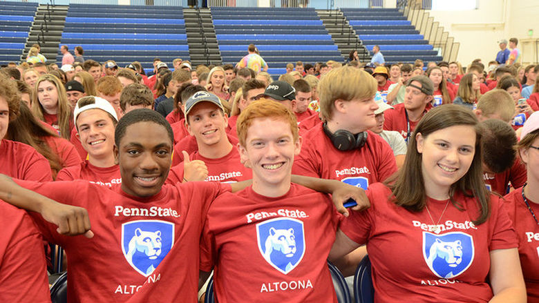 New students at Convocation