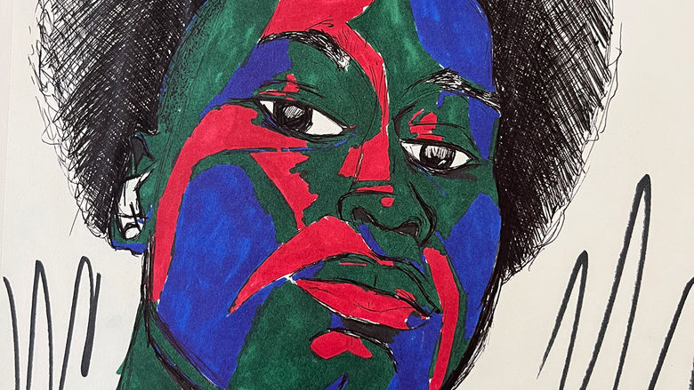 Self-Portrait by Cory Korsah
