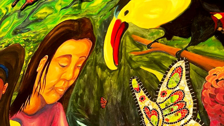 Mural art by Pam Etters