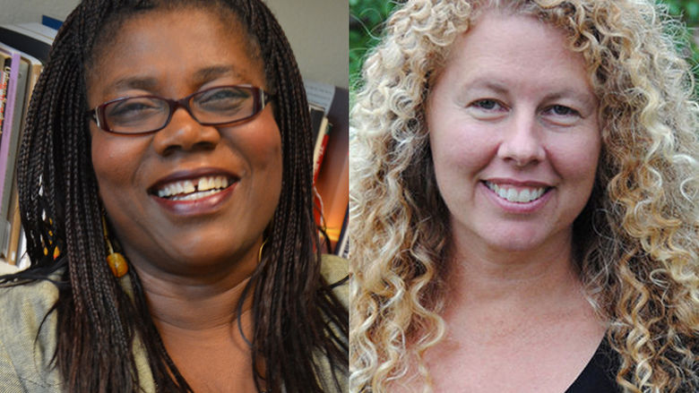 Altoona English Professors Patricia Jabbeh Wesley and Erin Murphy