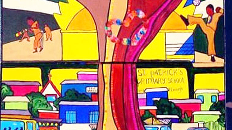 Mural art by Pam Etters