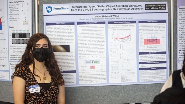 Lauren Willett, an undergraduate majoring in astronomy and astrophysics