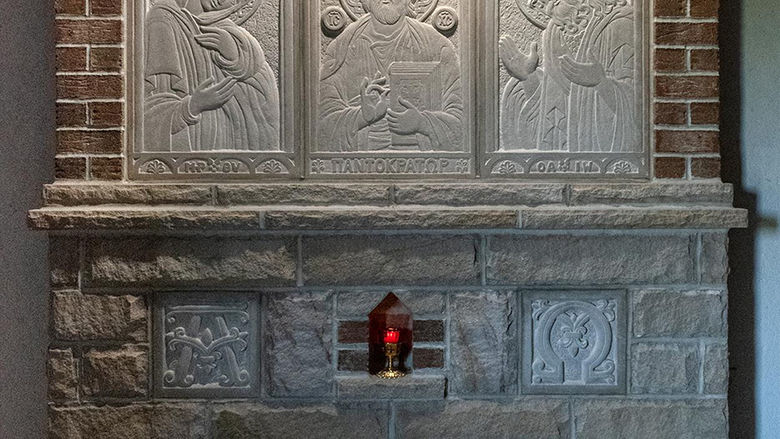 Deesis Triptych by Michael Lucas