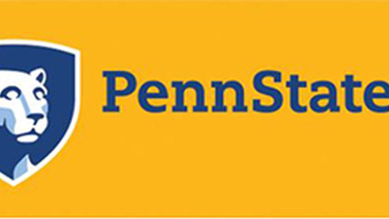 Two-color mark on yellow orange