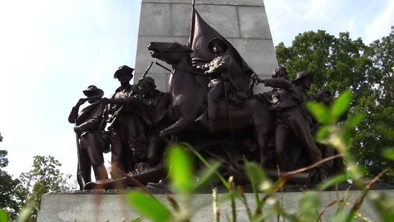 Statue at the Gettysburg battlefield