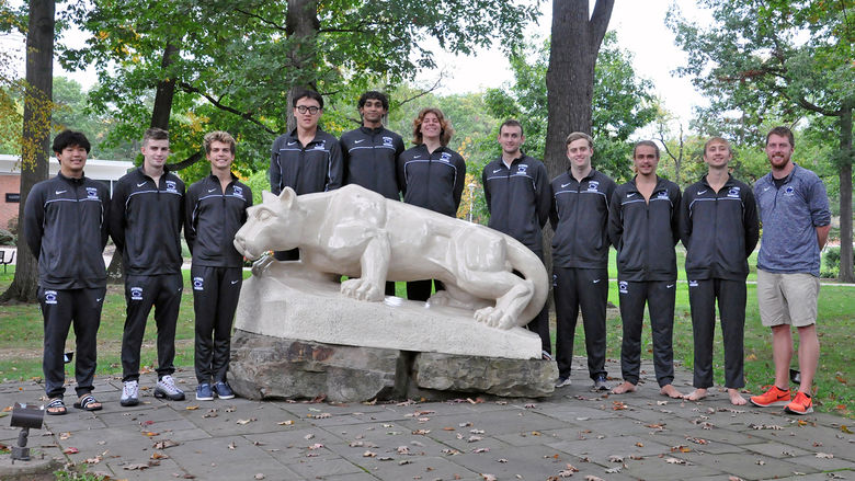 2022 Penn State Altoona Men's Swimming Team