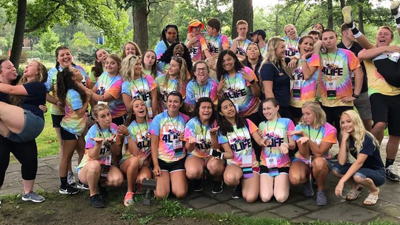 2018 Orientation Leaders Group Photo