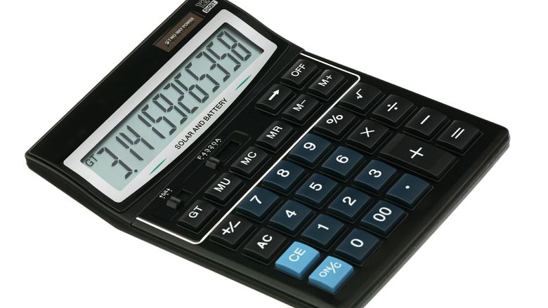 Pi on a calculator