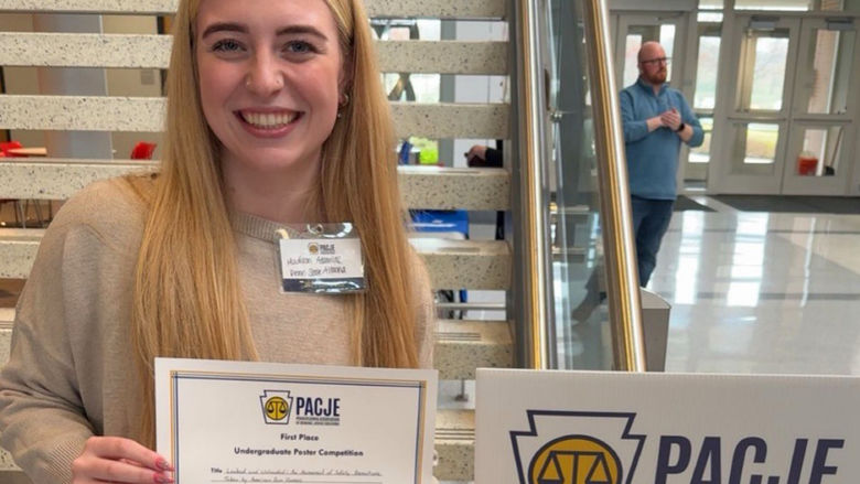 Madison Adamiak, 1st Place PACJE Student Poster Competition