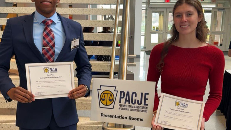 Ray Ncube and Katelyn Kurtz, 3rd Place PACJE Student Poster Competition