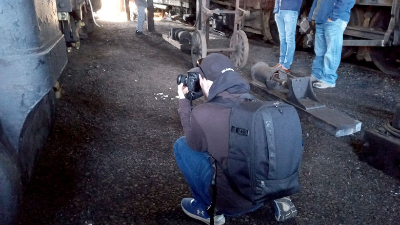 RTE student snaps picture at the Round House
