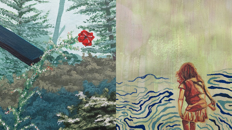 Artwork by Grace Brown and Raena Groner