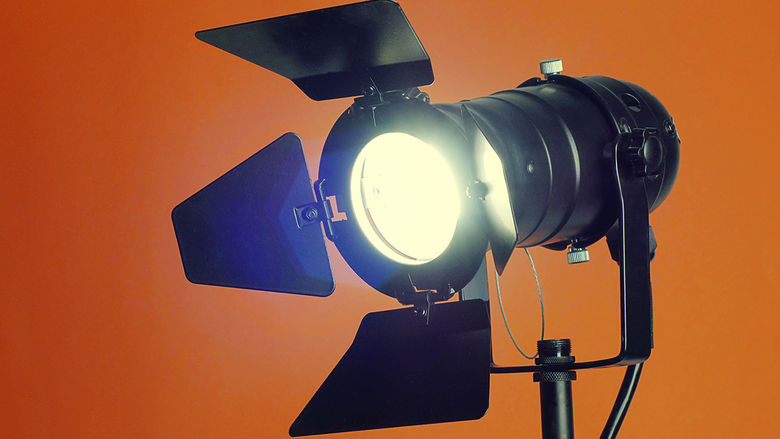 A spotlight