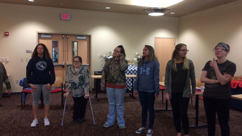 Students, faculty, and staff participate in a STAR Series workshop led by Sam Tanner