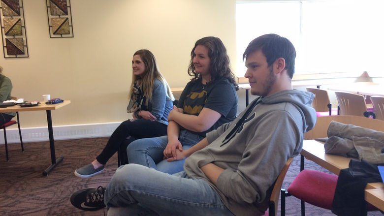 Students participate in a STAR Series workshop led by Sam Tanner