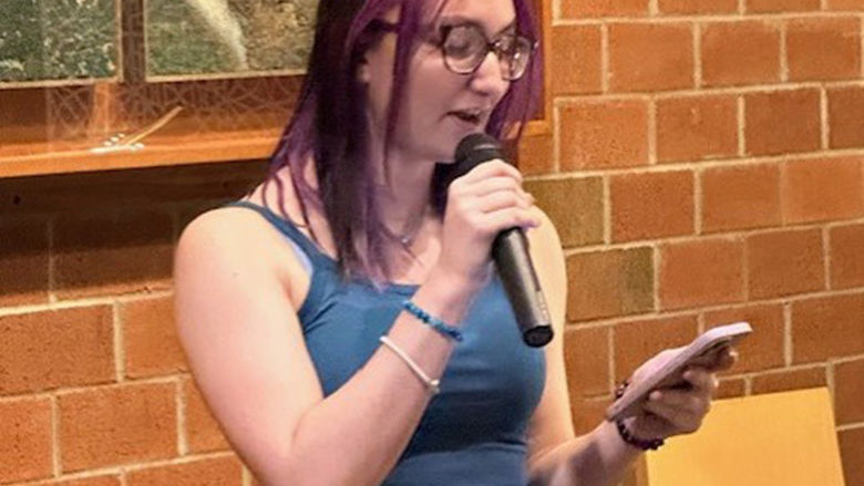 Student Genevieve Henderson shares her writing.