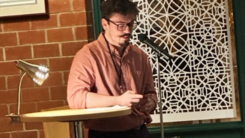Aidan Pellegrino, English major and Editor-in-Chief of Hard Freight, shares an original poem.