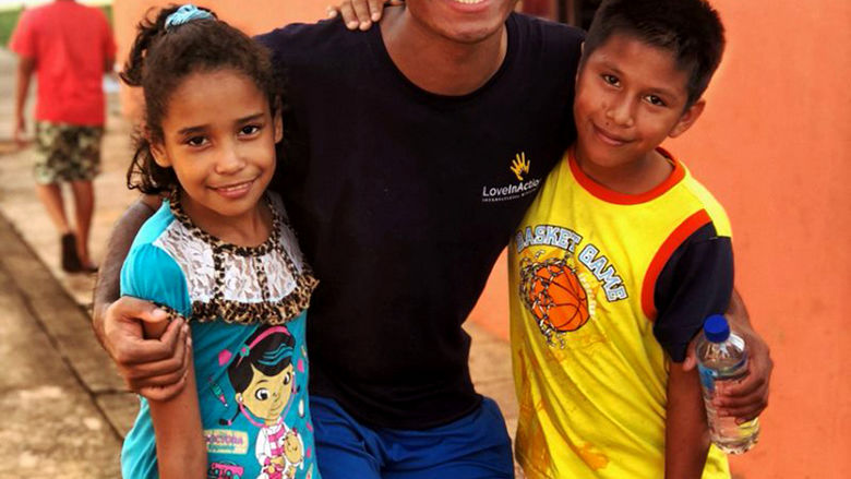 Hernandez working with Love in Action International Ministries in Guayaramerín, Bolivia