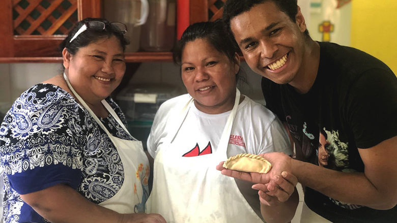 Hernandez working with Love in Action International Ministries in Guayaramerín, Bolivia