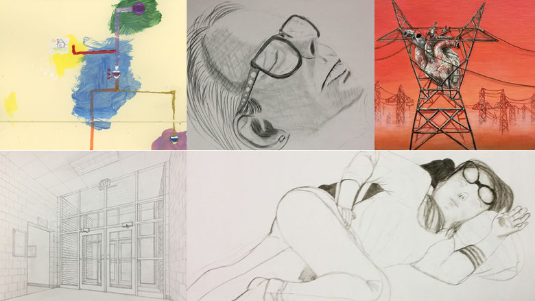 Work by Penn State Altoona Visual Art Studies Students
