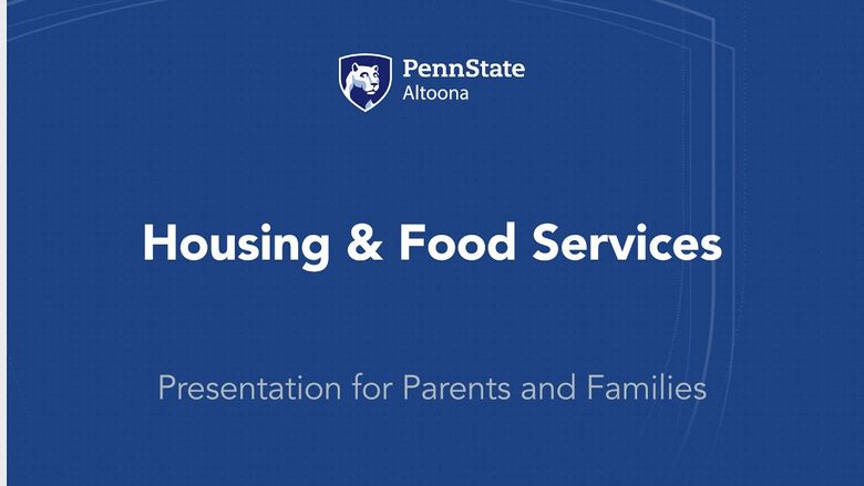 Housing and Food Services | NSO Presentation