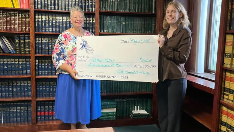 Hollie Keller is the recipient of two scholarships from WISE (Women Involved in Scholarship and Empowerment) of Blair County for the fall 2024 semester.