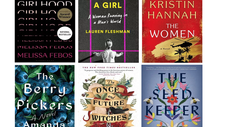 Six book titles available at the Libraries Libby app
