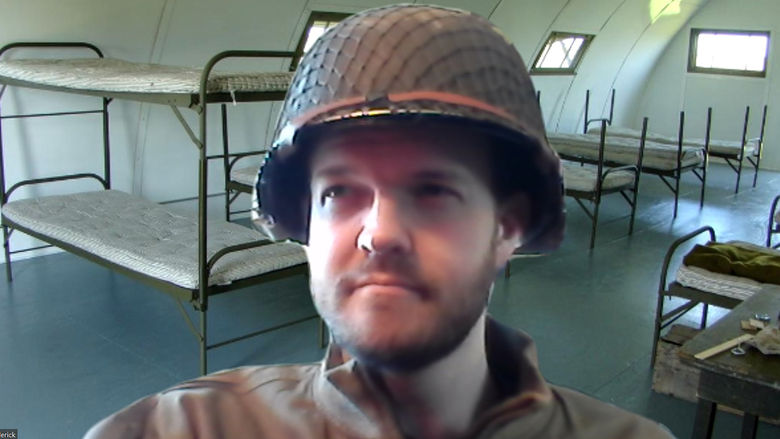Jared as a WWII soldier