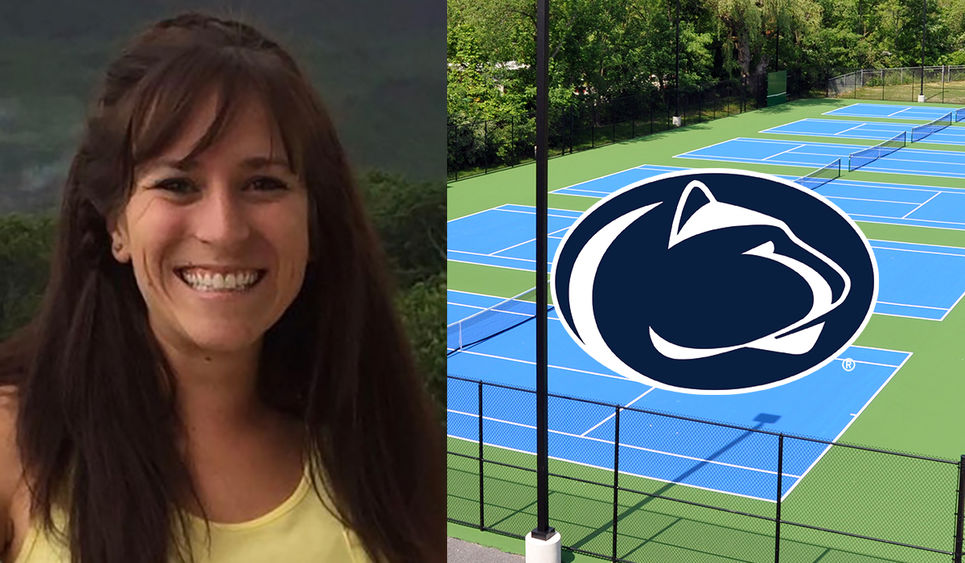 Megan Bettwy and Penn State Altoona tennis courts