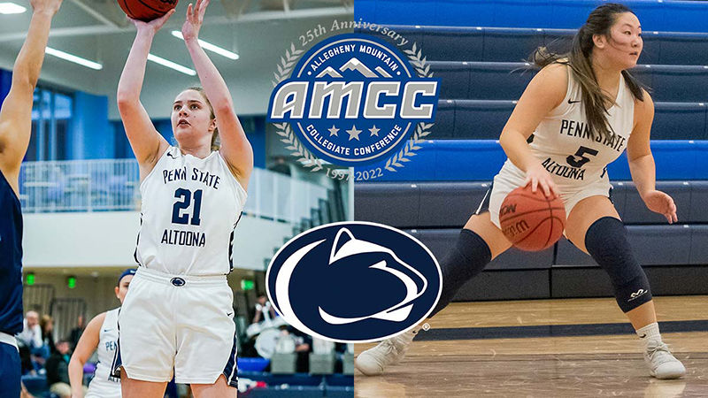 Penn State Altoona's Alexis Cannistraci and the women's basketball team