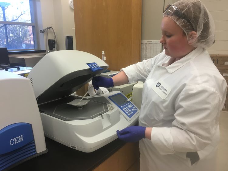Brianna Elicker Food Science student