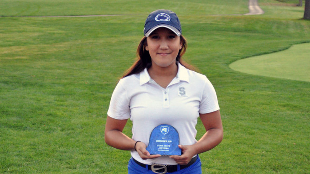 Claudia Ochoa at the Penn State Altoona Invitational