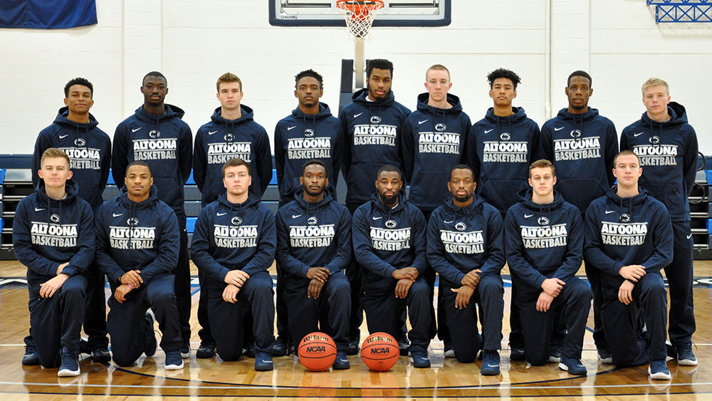 Penn State Altoona 2017-2018 Men's Basketball Team