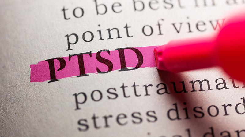 PTSD highlighted book text