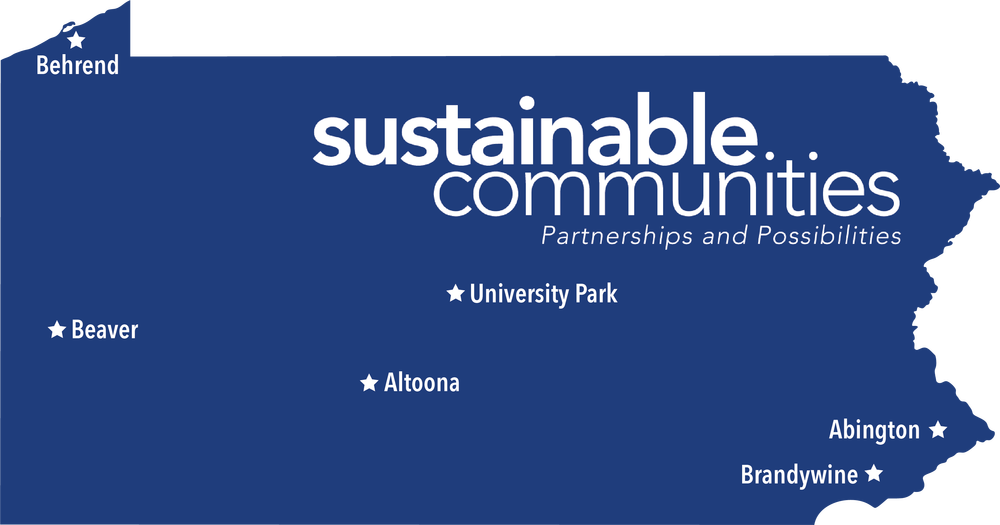 Map of Sustainable Communities programs at Penn State campuses