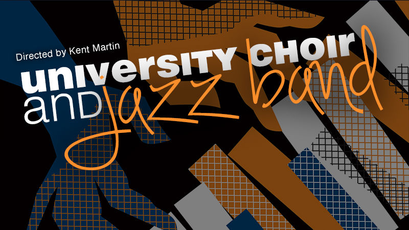 Altoona University Choir and Jazz Band spring 2019 artwork