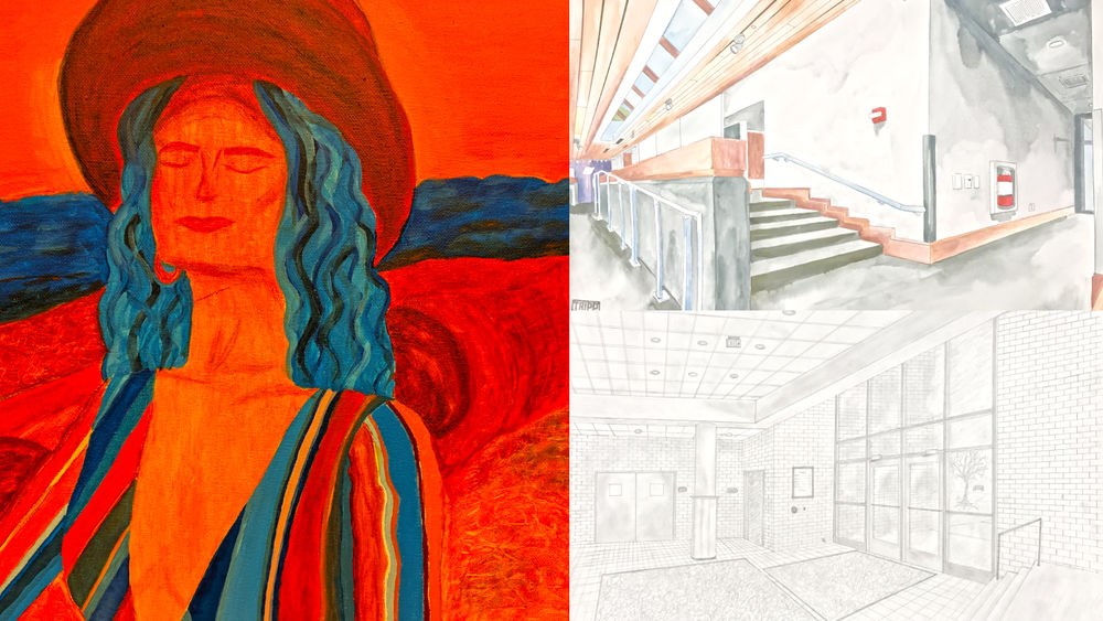 Sample artwork from the fall 2018 VAST exhibit