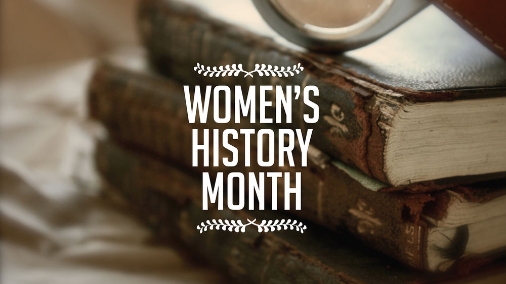 Women's History Month banner